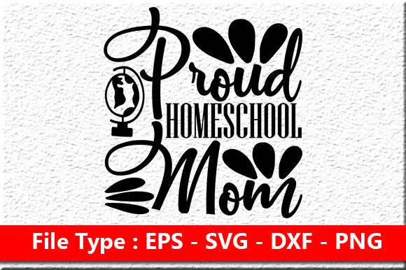 Homeschool Mom Bundle SVG Design – Proud