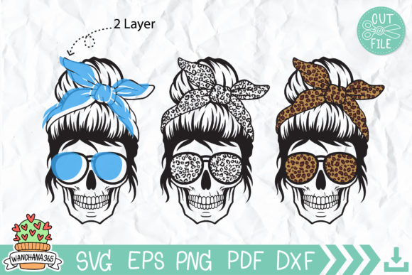 Leopard Mom Skull SVG: A Bold Statement for Crafters and Designers