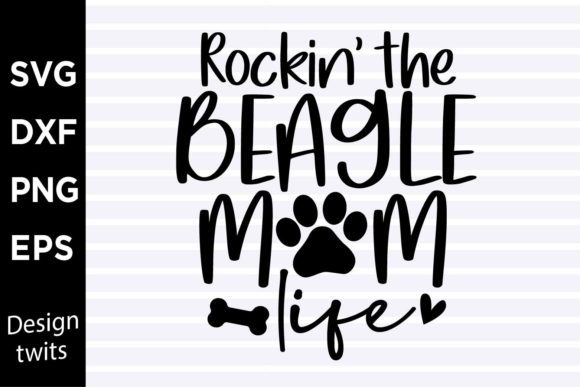 Rockin the Beagle Mom Life SVG Review