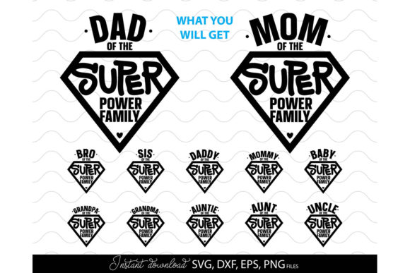 Super Power Family SVG: Embroidery Review